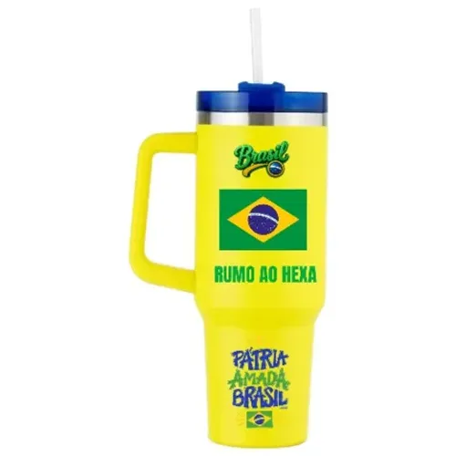 Caneca Térmica 1,2l Brasil Personalizada