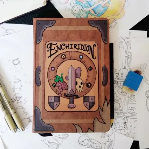 Caderno NOVO Adventure Time Enchiridion 21x14cm SKETCHBOOK (para desenhar)