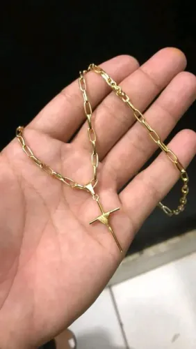 Cordão banhado ouro 18k
