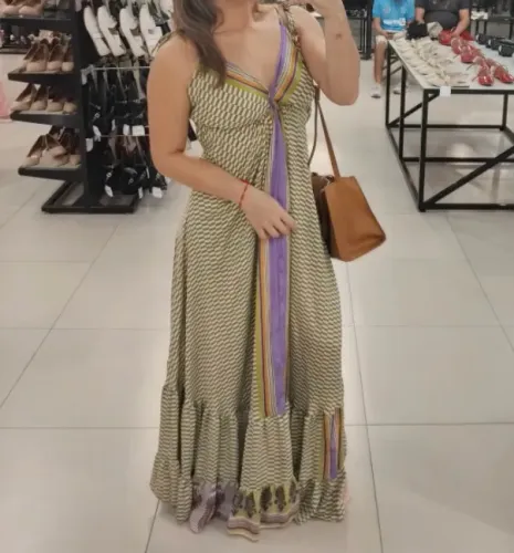 Vestido indiano forrado