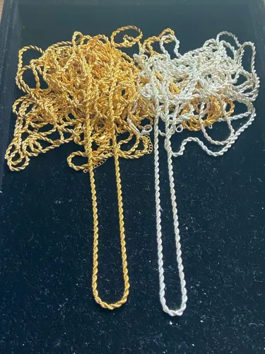 LOTE DE ESTOQUE COLARES BAIANOS TENDO PRATA E OURO NO KIT