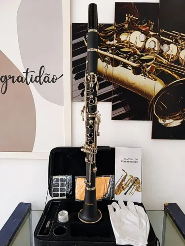 Clarinete Novo Belíssimo- Garantia de 6 meses- Envio Imediato para Todo Brasil 