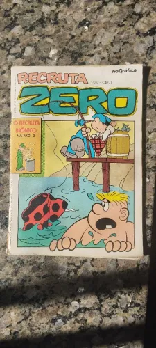 [LOTE] Coleção 20 Gibis Antigos - Recruta Zero (Anos 80 - Rio Gráfica)