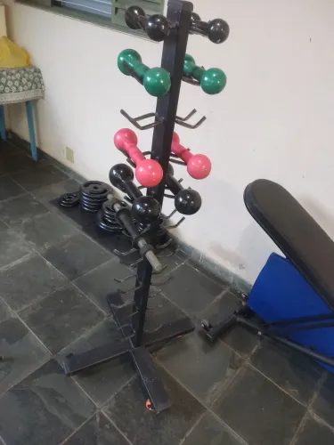 Torre de halter bola + Halters 