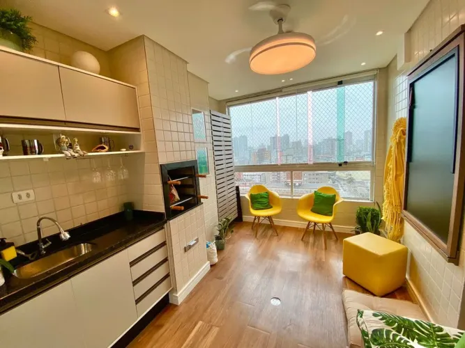 Apartamento para Locação 3 dormitórios no Canto do Forte, Praia Grande/SP