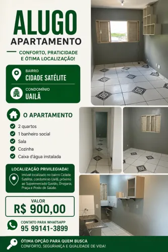 ALUGA-SE APARTAMENTO