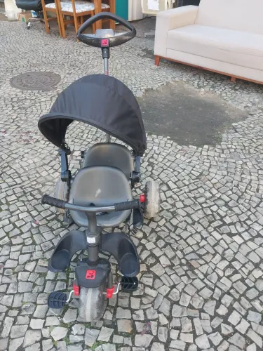 TRICICLO INFANTIL DUPLO DA BANDEIRANTE 
