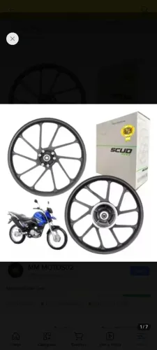 Roda Liga Leve Scud Para Crosser 150 Com Abs 2019-2026