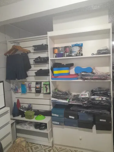 Mostruário e mesa