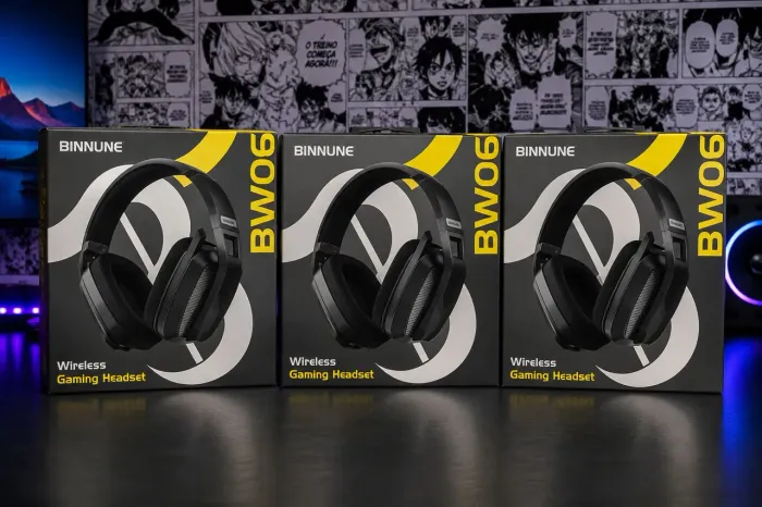 HEADSET GAMER SEM FIO BINNUNE BW06 LACRADO