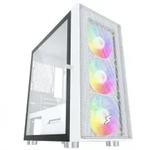 Gabinete Gamer SuperFrame Wind, Mid Tower, Vidro Temperado, M-ATX, White