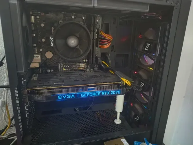 PC Gamer - 5600g +RTX 2070 + 16gb RAM + NVME 512gb + Teclado + Mouse