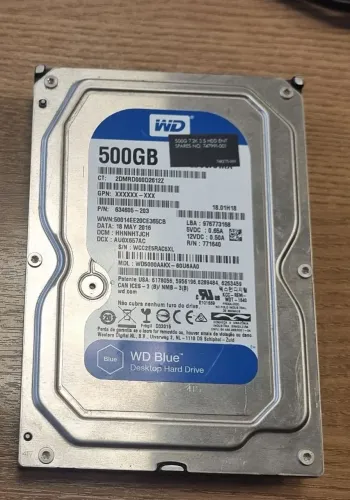 HD 500Gb para ps2 Fat Tijolão