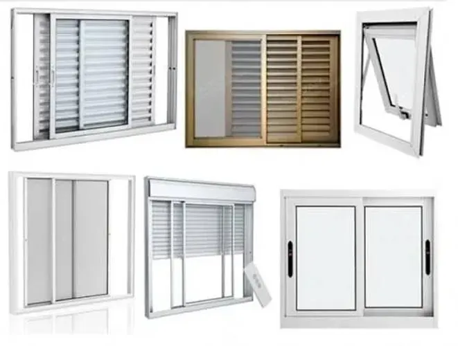Porta janela aluminio vidro branco preto