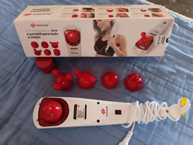 Massageador leve e portátil