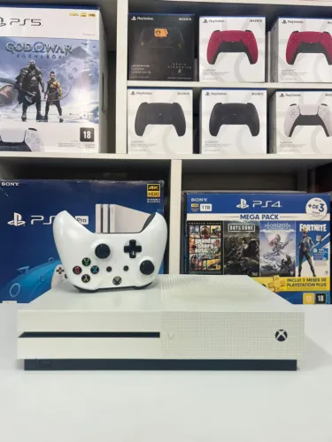 Xbox one S 500gb com 1 controle - 850,00 no dinheiro (especie) ou cartao com as taxas da m