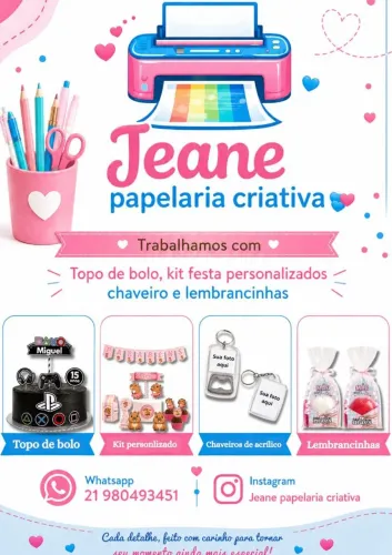 Kit personalizados para festas
