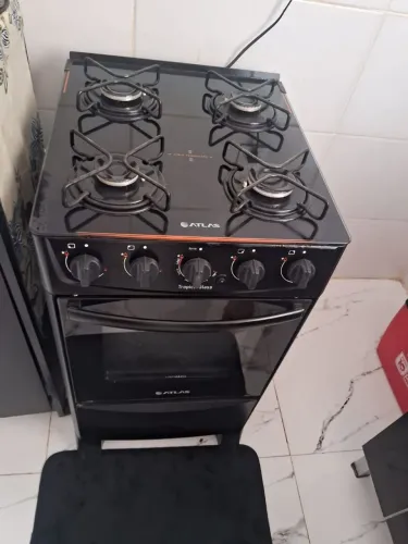 Fogão Atlas mesa vidro- R$650 (Entrego)