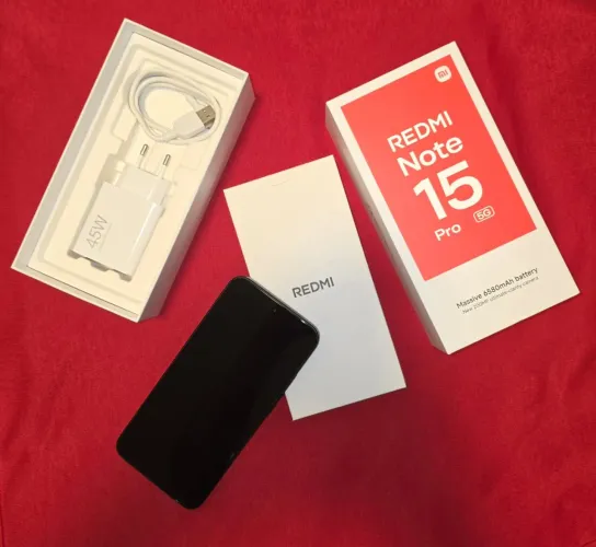 Celular Redmi Note 15 Pro - 5g - Cor preto - Seminovo