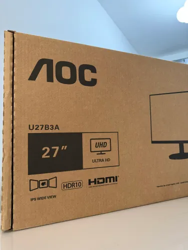 Monitor AOC 27" 4K IPS 106% NTSC 97% DCI-P3 Speakers U27B3A
