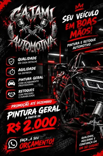 Pintura e Retoque Automotivo