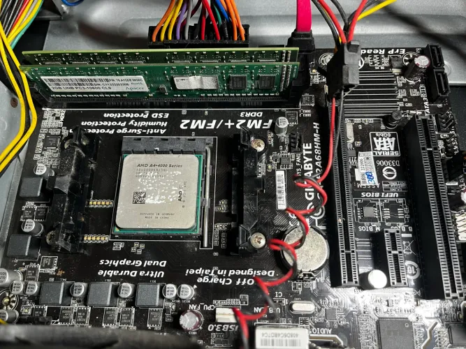 Kit placa mãe, memória ram, processador