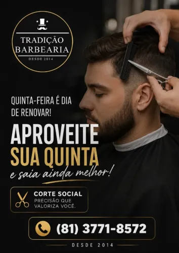 Estamos contratando barbeiro(a) barbearia na caxangá.