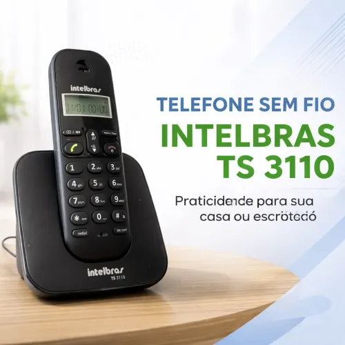 Telefone sem fio Intelbras TS 3110