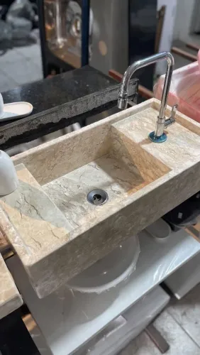 Pia para banheiro 60x30 granito 