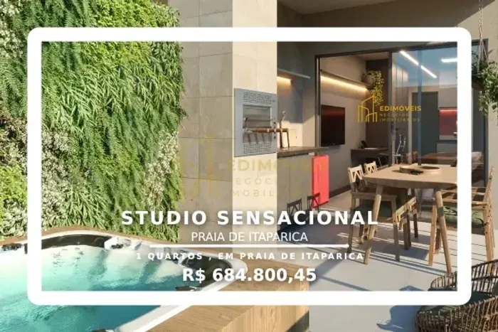 Studio Garden moderno em Praia de Itaparica: seu novo lar à beira-mar!