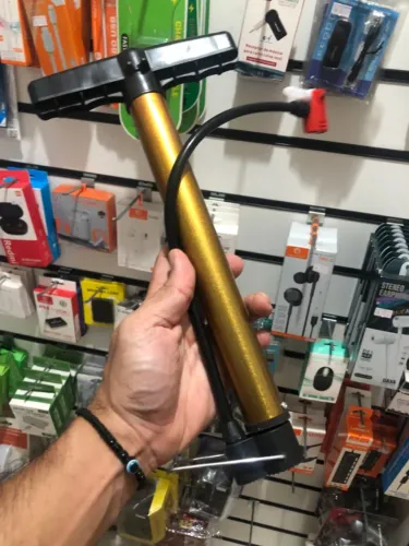 Bomba para encher Bola e Pneus de Bike