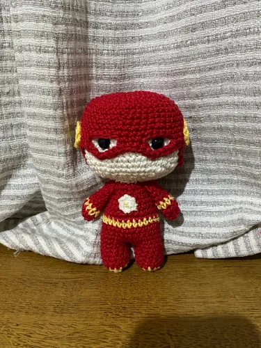 flash funko amigurumi crochê