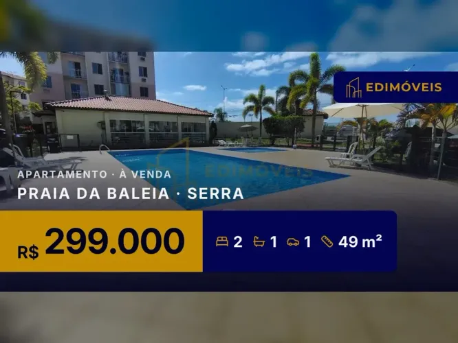 Apartamento em Condomínio na Praia da Baleia  Conforto e Lazer!