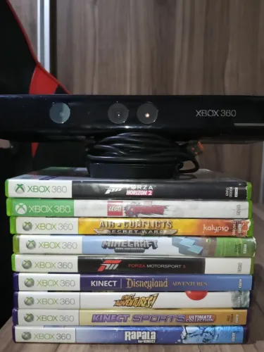 ? Kinect Xbox 360 Original + 8 Jogos Originais | Excelente Estado