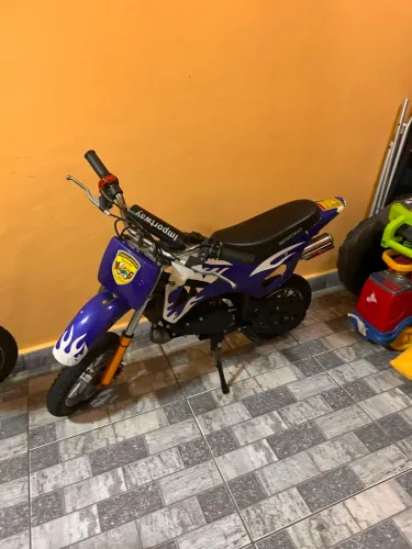 Mini Moto Dirt Cross Motor Monocilíndrico 49cc 2 Tempos