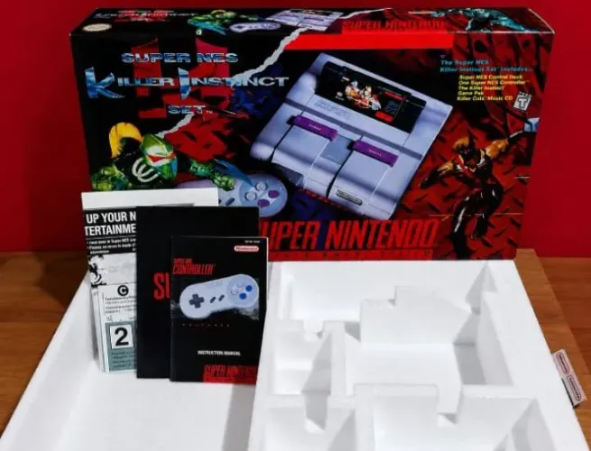 Caixa super nintendo killer instinct repro