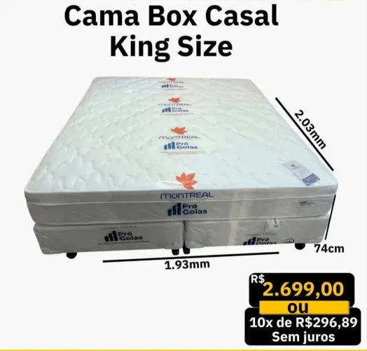 Compre e Receba no Mesmo Dia!! Cama box King!!
