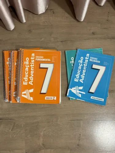 Livros 7 ano adventista completo usado