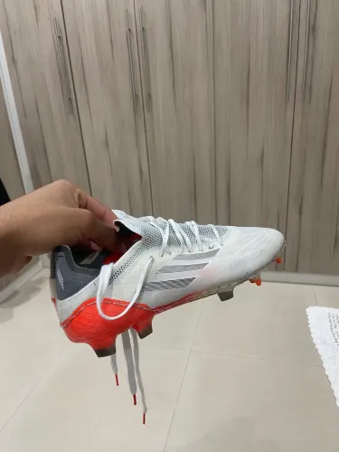 Chuteira Adidas Speedflow.1 FG ?white spark? (42) usada