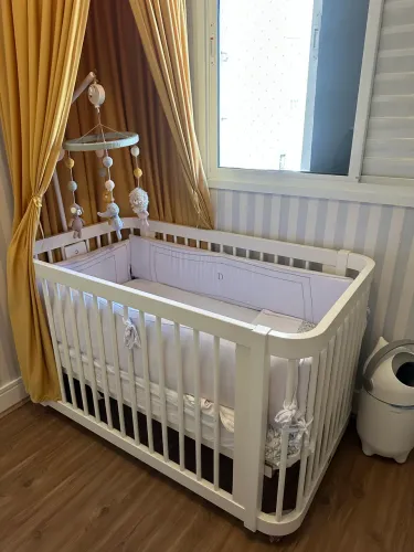 Berço quater evolutivo 3 em 1 branco 