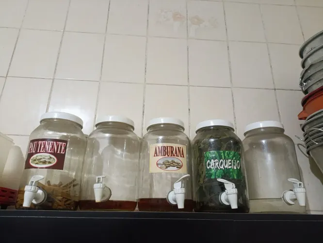 5 jarras de vidro grande