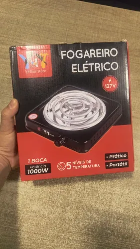 FOGÃO/FOGAREIRO ELÉTRICO PORTÁTIL NOVO