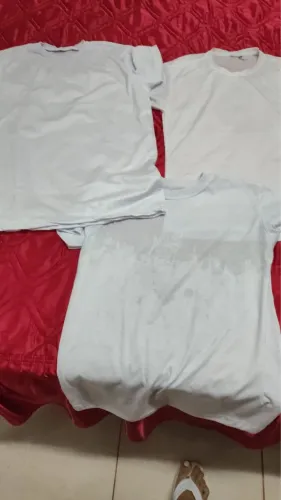 Lote de camiseta e bermuda branca M