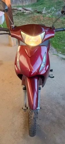 Honda biz 125ks vermelho bordo