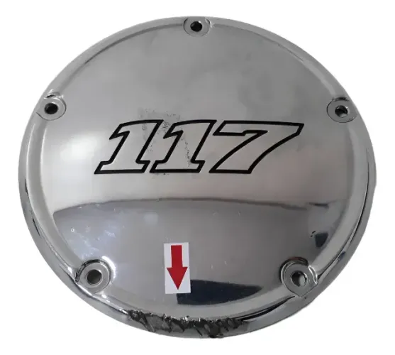 Tampa Inspeção Primaria Harley Davidson Motor 117 Orig 58869 Cromada