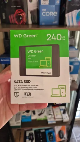 SSD 240GB Sata III, WD Green, novo, lacrado, garantia de 1 ano!
