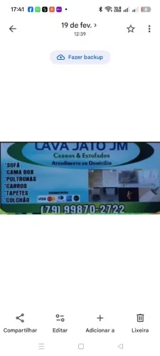 Sofá lavagem a seco