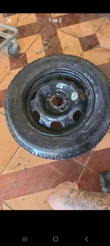 Roda com pneu da oroch aro 16