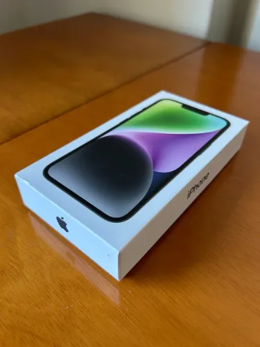 iPhone 14 Azul - Impecável, Sem Marcas de Uso