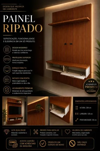 Painel Ripado